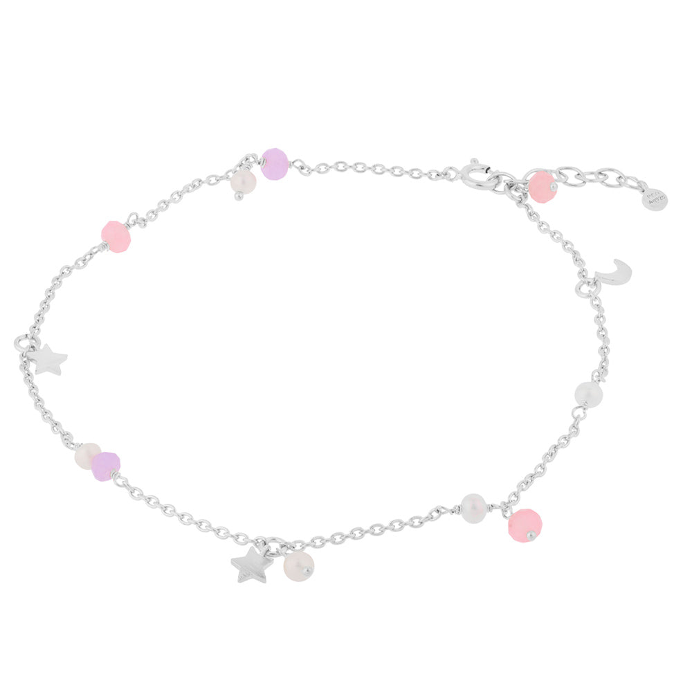 Cavigliera Pastel Dream - argento