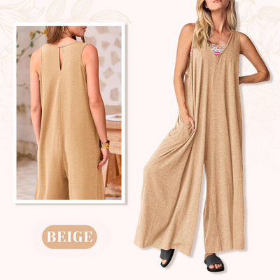 Doloria™ | unser klassischer Jumpsuit mit V-Ausschnitt