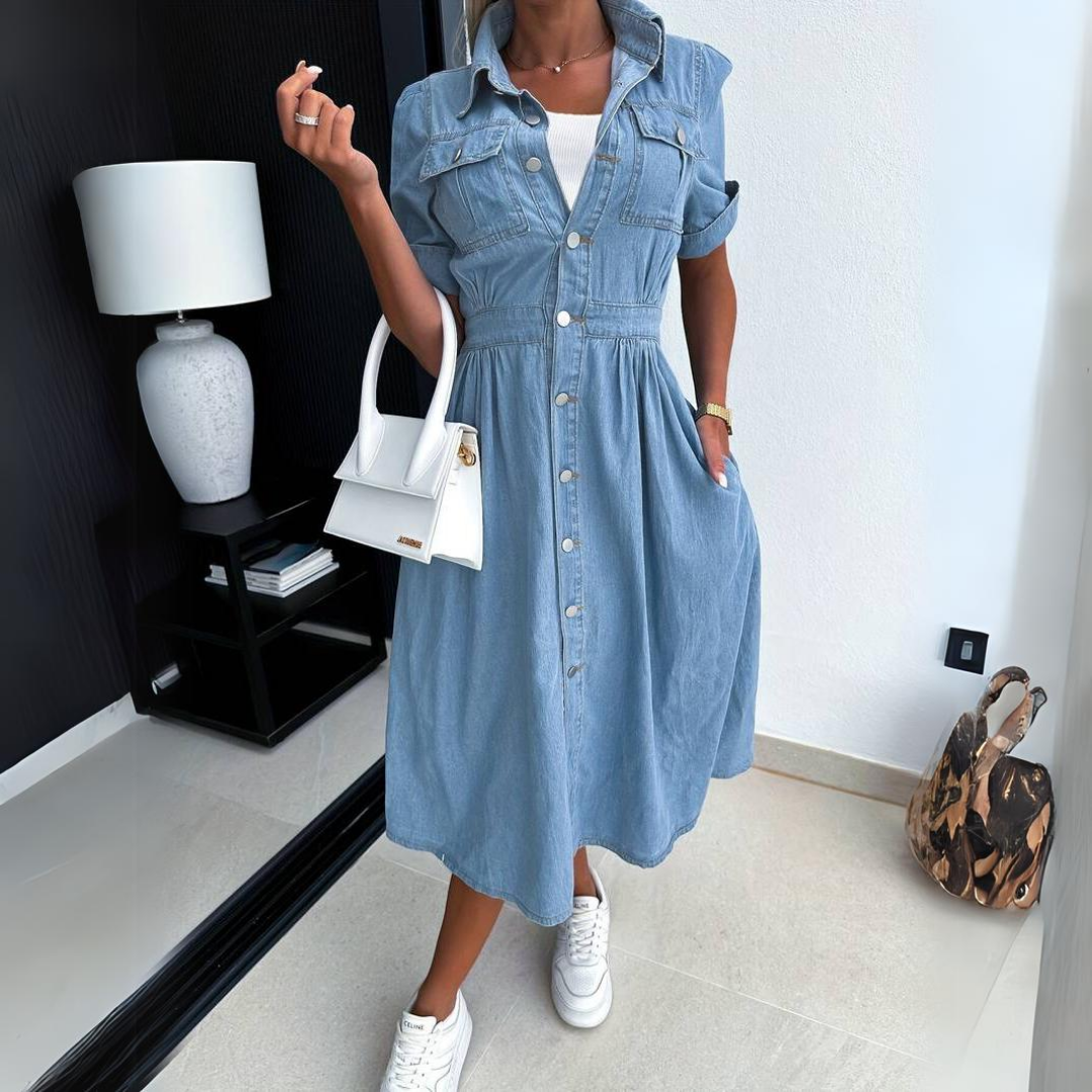 ALISSA™ | ROBE EN JEAN TENDANCE POUR FEMME