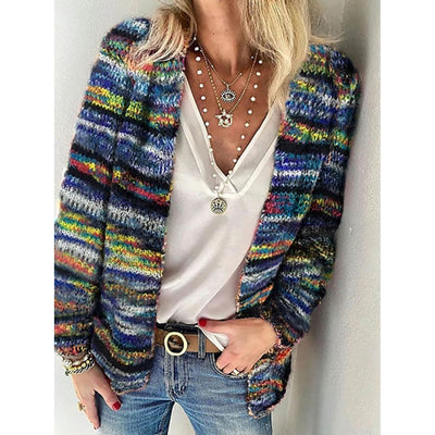 Griselda™ | Cardigan in maglia vivace in multicolor per uno stile casual e chic