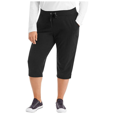 Ada | Komfortable Stretch-Cropped-Jogginghose mit Kordelzug