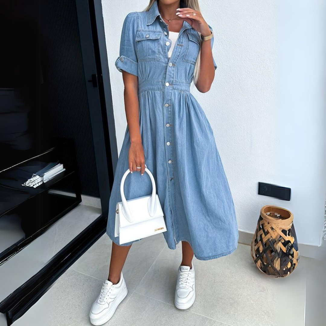 ALISSA™ | ROBE EN JEAN TENDANCE POUR FEMME