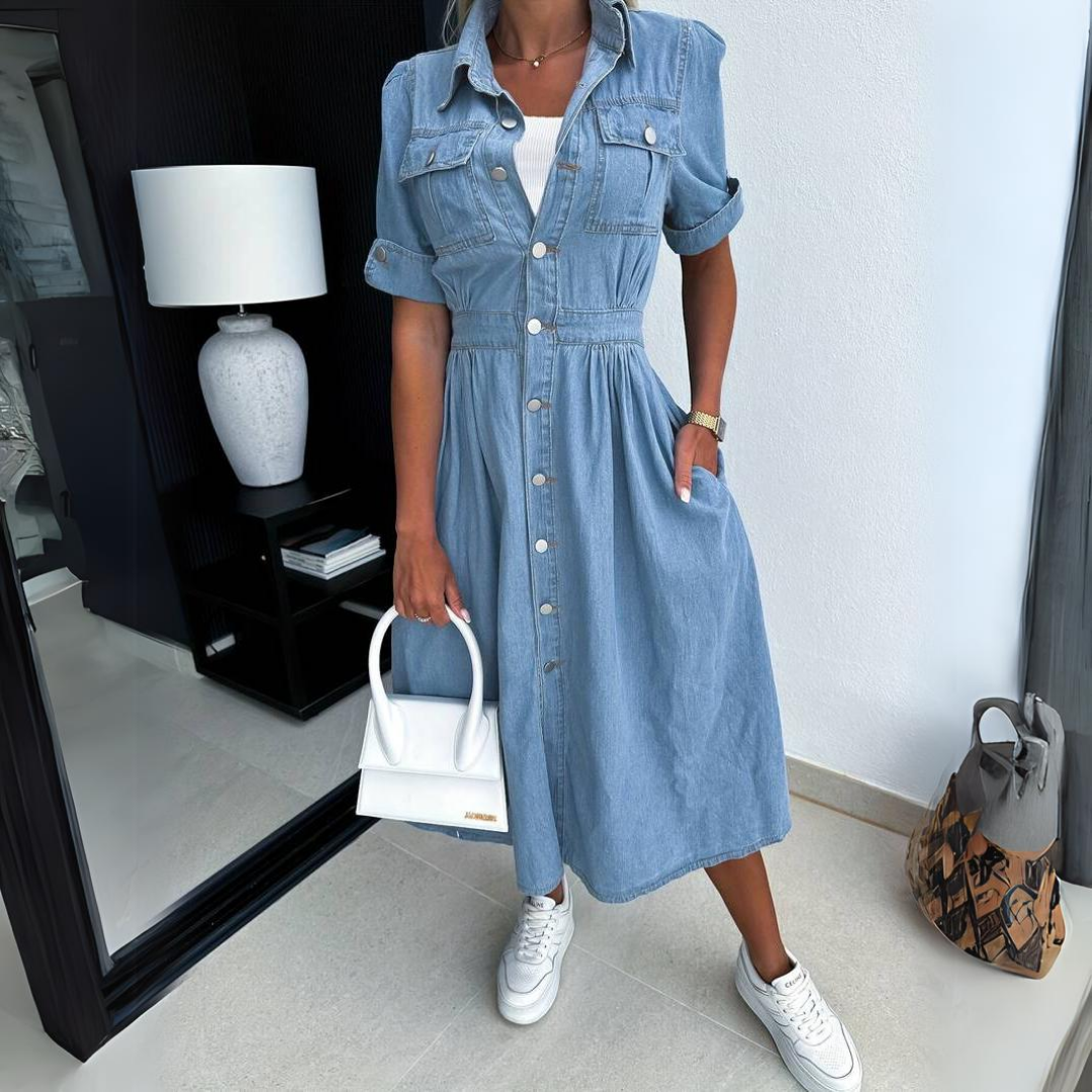 ALISSA™ | ROBE EN JEAN TENDANCE POUR FEMME