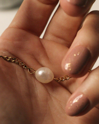 SINGLE PEARL KETTE