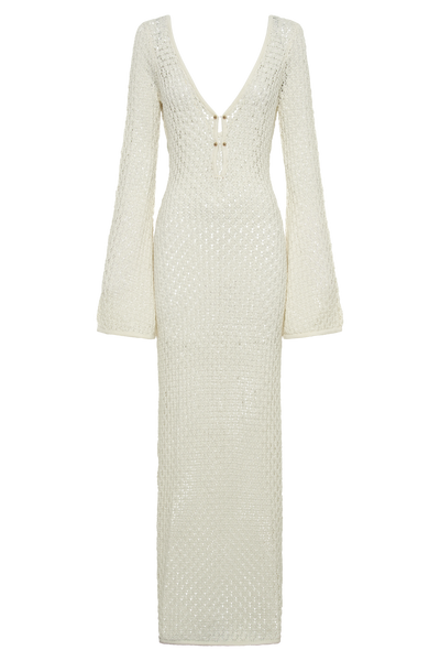 Gunda™ | Robe blanche élégante 