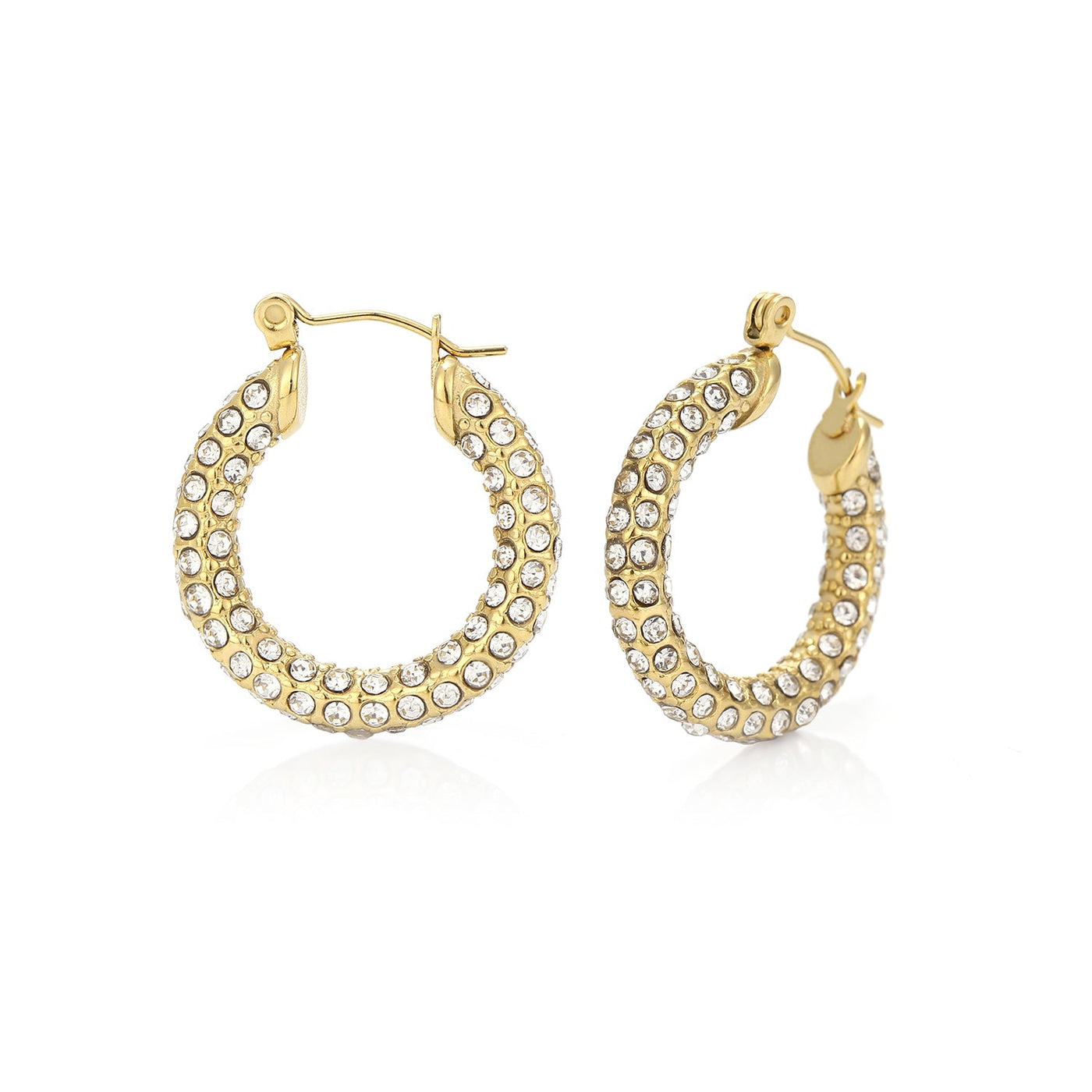 Strass Hoops Gold