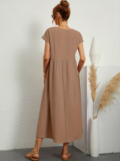 Camille™ | Kleid mit Rundhalsausschnitt