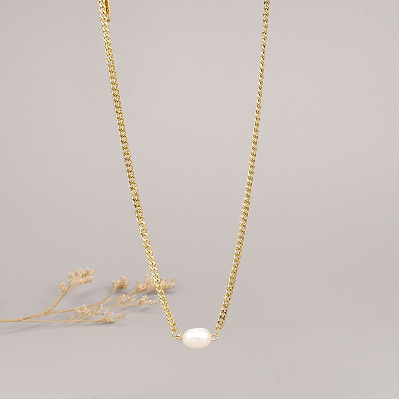 SINGLE PEARL KETTE