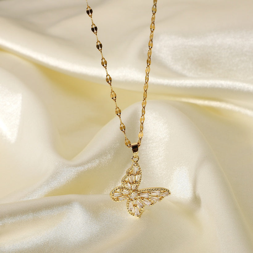 CRYSTAL BUTTERFLY KETTE