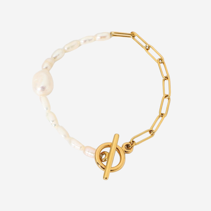 CHAIN PEARL ARMBAND