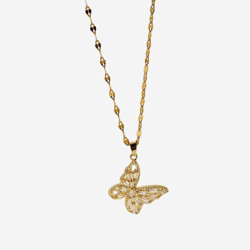 CRYSTAL BUTTERFLY KETTE