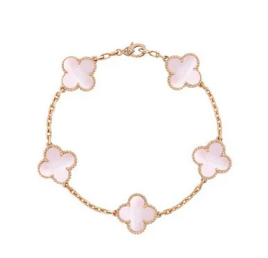 Bracciale in ambra - rosa