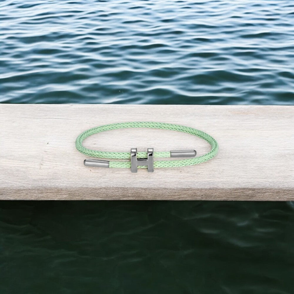 Denzi - Bracelet H (argent)