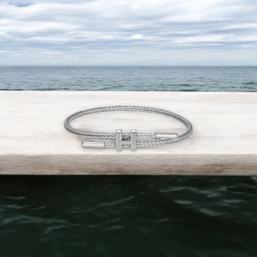 Denzi - Bracelet H (argent)