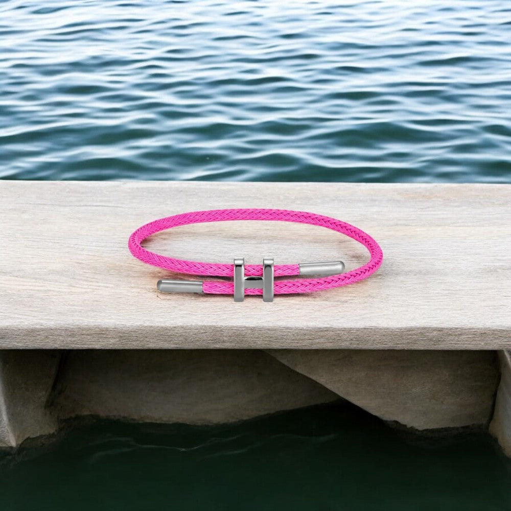 Denzi - Bracelet H (argent)