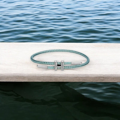 Denzi - Bracelet H (argent)