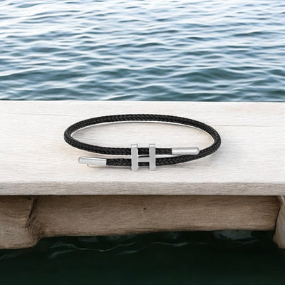 Denzi - Bracelet H (argent)