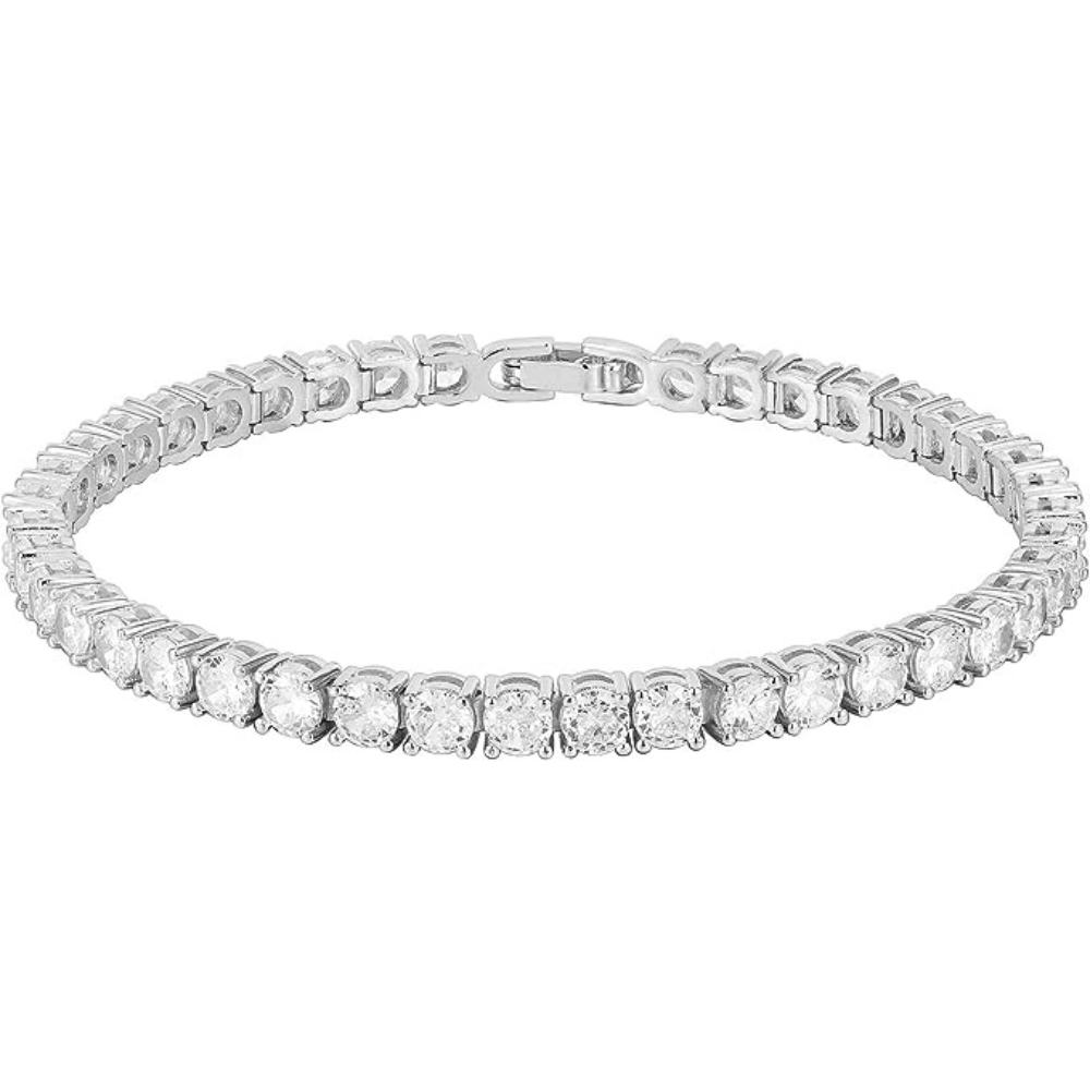 Bracciale tennis classico Ash - Argento