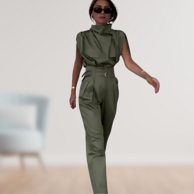 Tilda™ | Schicker Taube-Gürtel-Jumpsuit