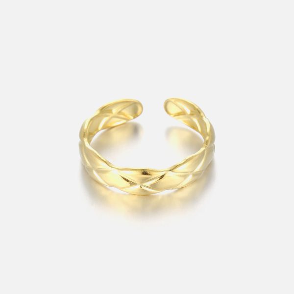 Ring Rautenmuster Gold