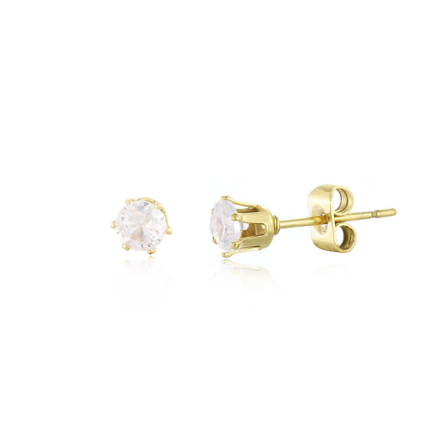 Ohrstecker Diamant 3mm Gold