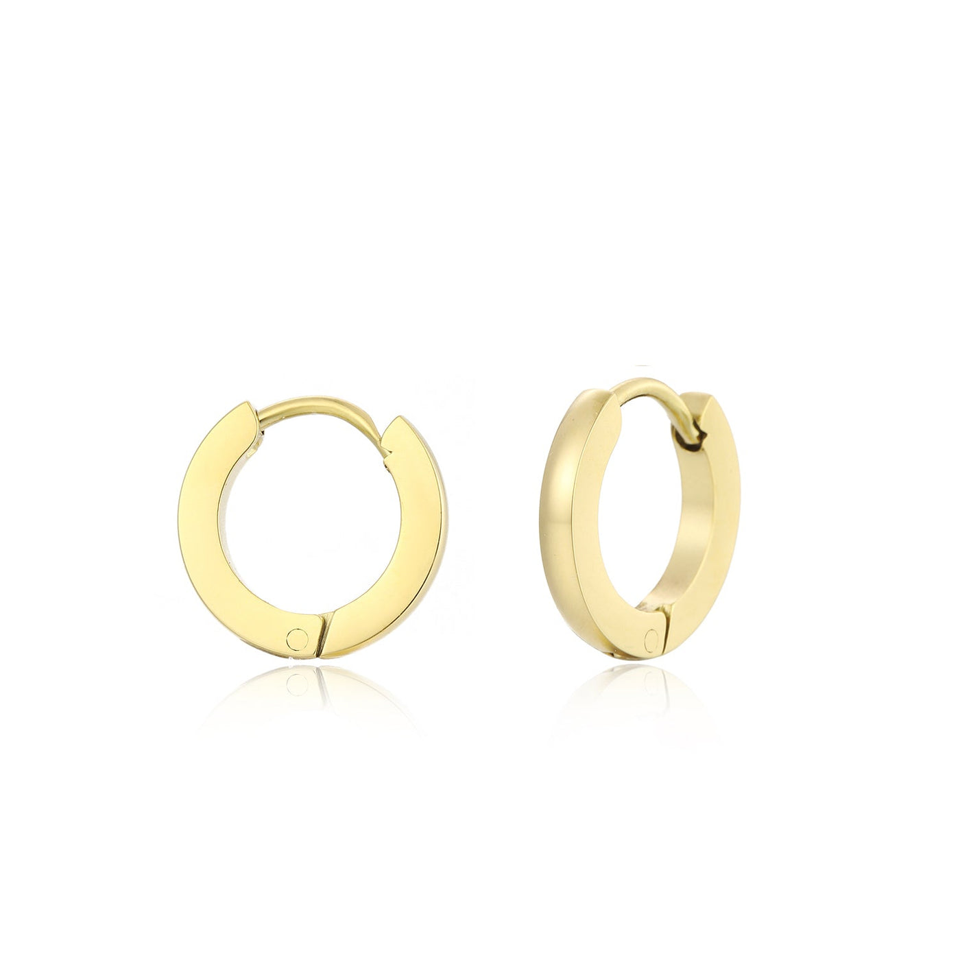 Basic Ohrringe 13mm Gold