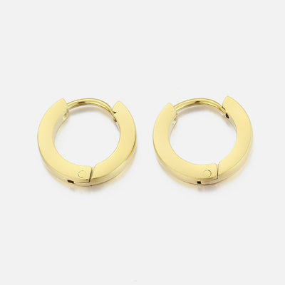 Basic Ohrringe 13mm Gold