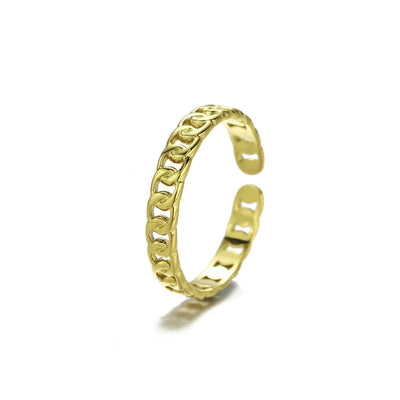 Feiner Gliederring Gold