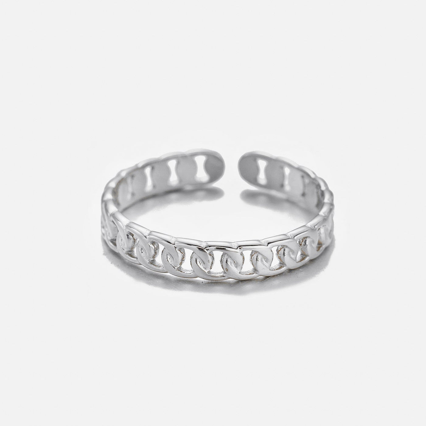 Feiner Gliederring Silber