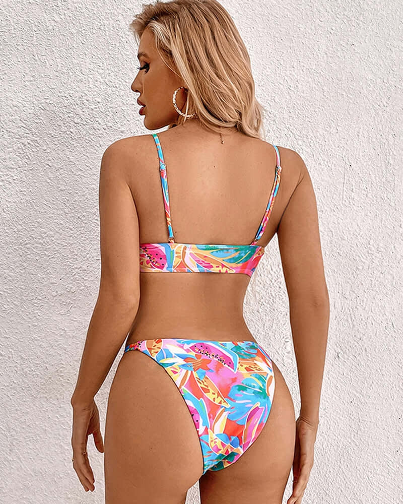 Ilde | Bikini con stampa floreale tropicale