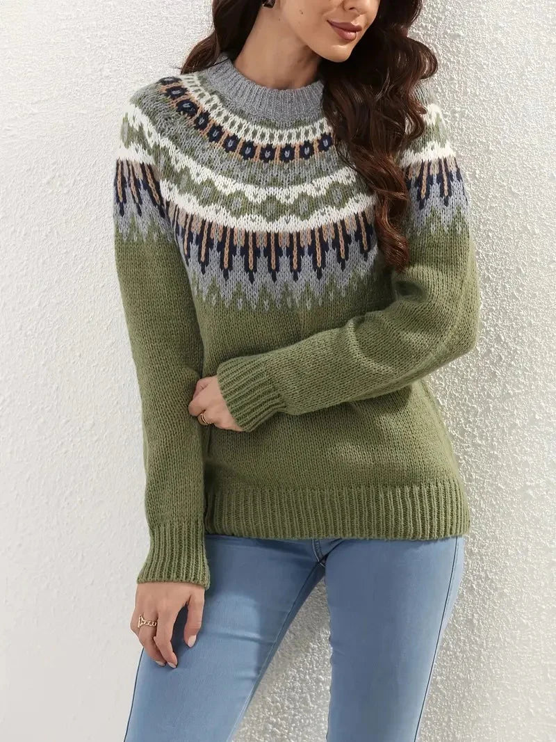 Eleanor | Vintage Fair Isle Pullover